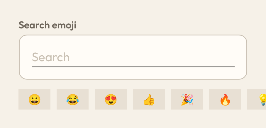 NVEmojiPicker captured from the UIKit sample on a phone